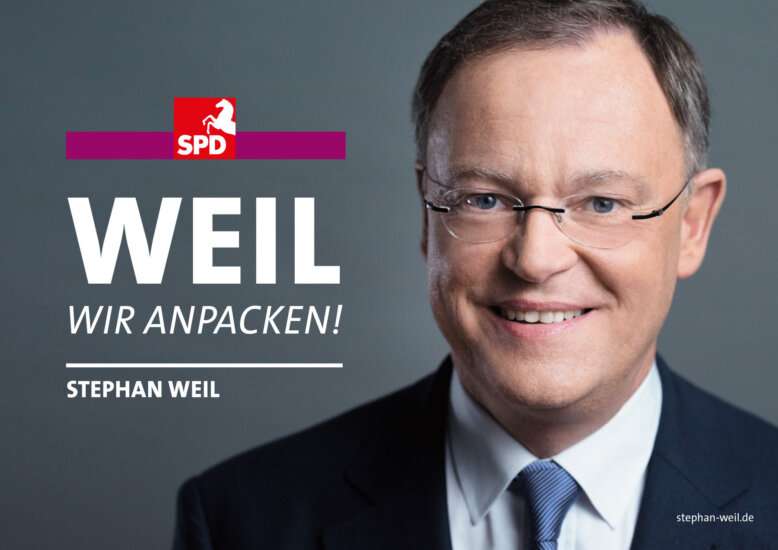 Super Wahlkampf Spd Ns 14 Plakat