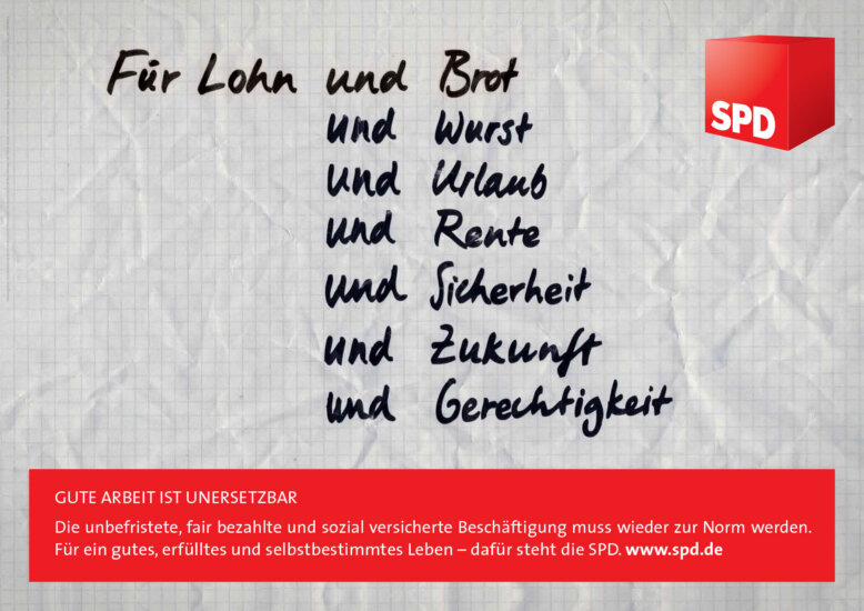 Super Spd 707 Arbeiter Wandzeitung