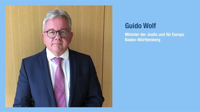 Guido Wolf, Minister der Justiz und für Europa, Baden-Württemberg