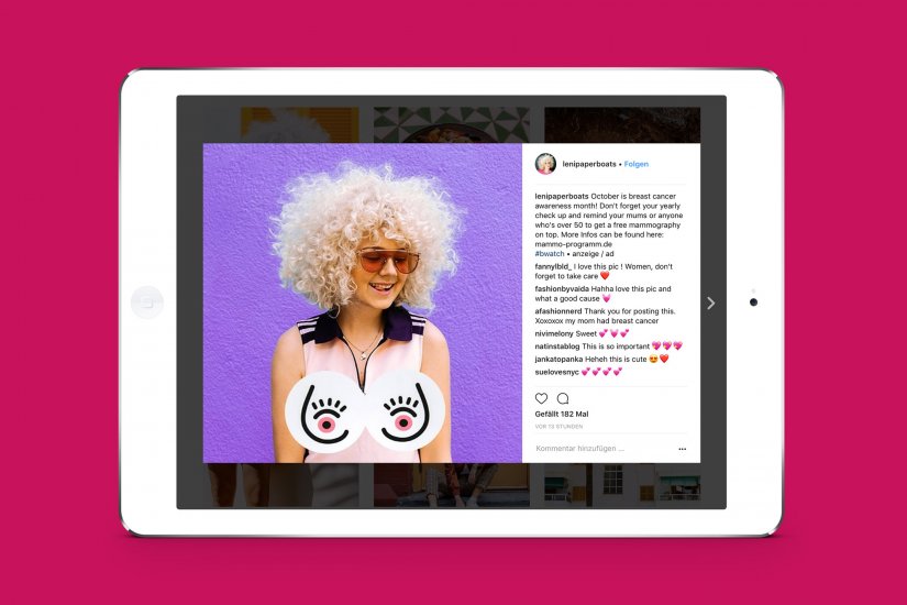 Super Mammographie Brustkrebsmonat Oktober 13 Influencer