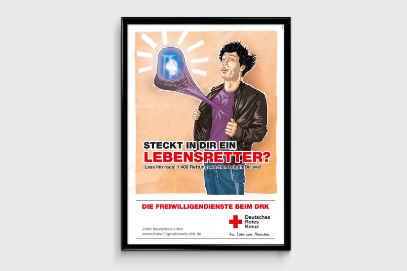 SUPER DRK Freiwilligendienst Kampagne