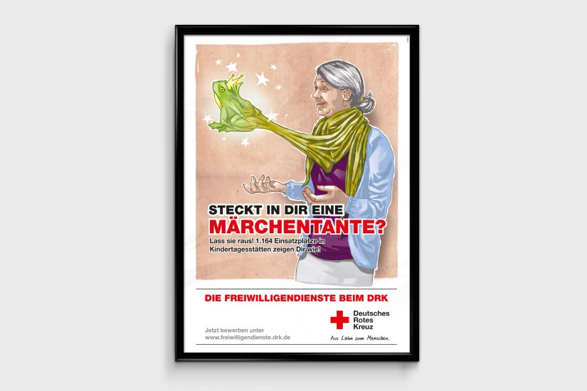 SUPER DRK Freiwilligendienst Kampagne