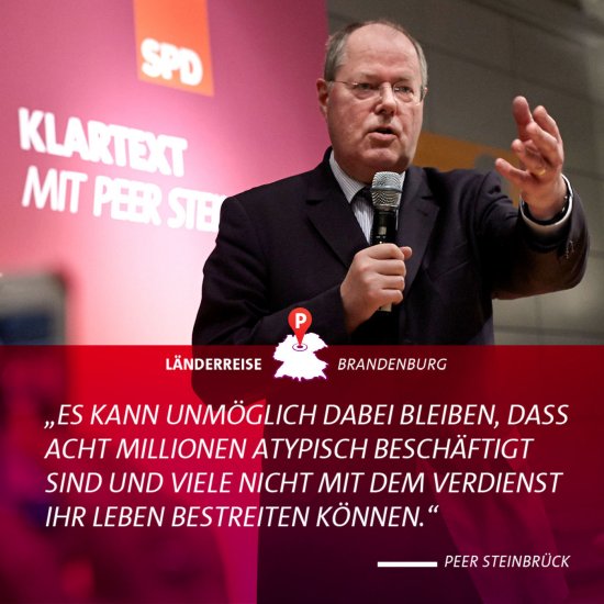 Super Spd 131 Btw 2013 Peer Steinbrueck Laenderreise