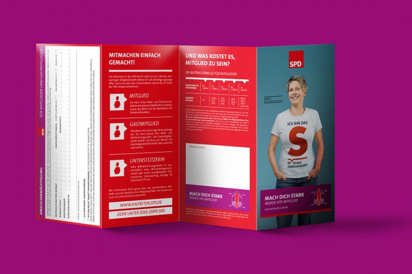 Super Spd 302 Mitglieder Kampagne Flyer